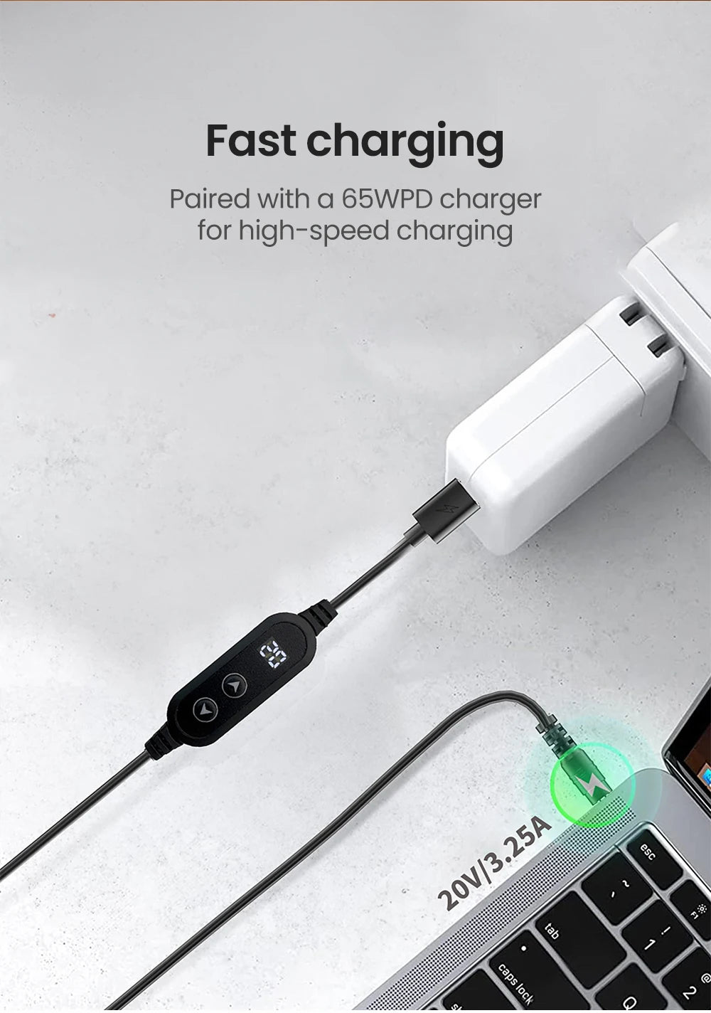 Type C To DC Power Boost Cable 5V/9V/12V/15V/20V Boost Line 8 Adapters USB C To DC Jack Connector Fast Charging For Wifi Router