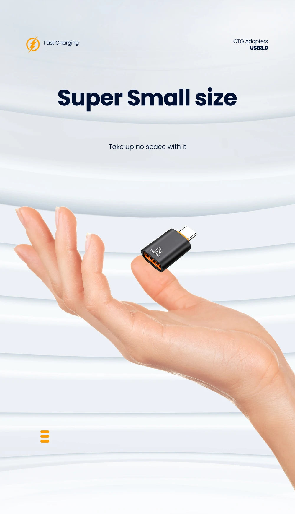 10A OTG USB 3.0 To Type C Adapter USB Female To Type c Male Fast Charging adadpter OTG USB C For Xiaomi Samsung Laptop PC