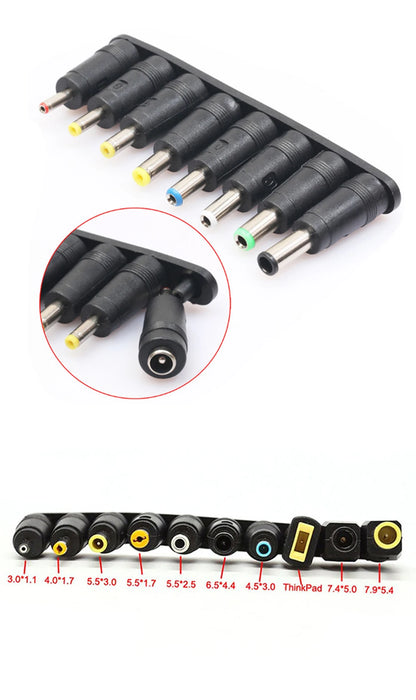 Type C To DC Power Boost Cable 5V/9V/12V/15V/20V Boost Line 8 Adapters USB C To DC Jack Connector Fast Charging For Wifi Router